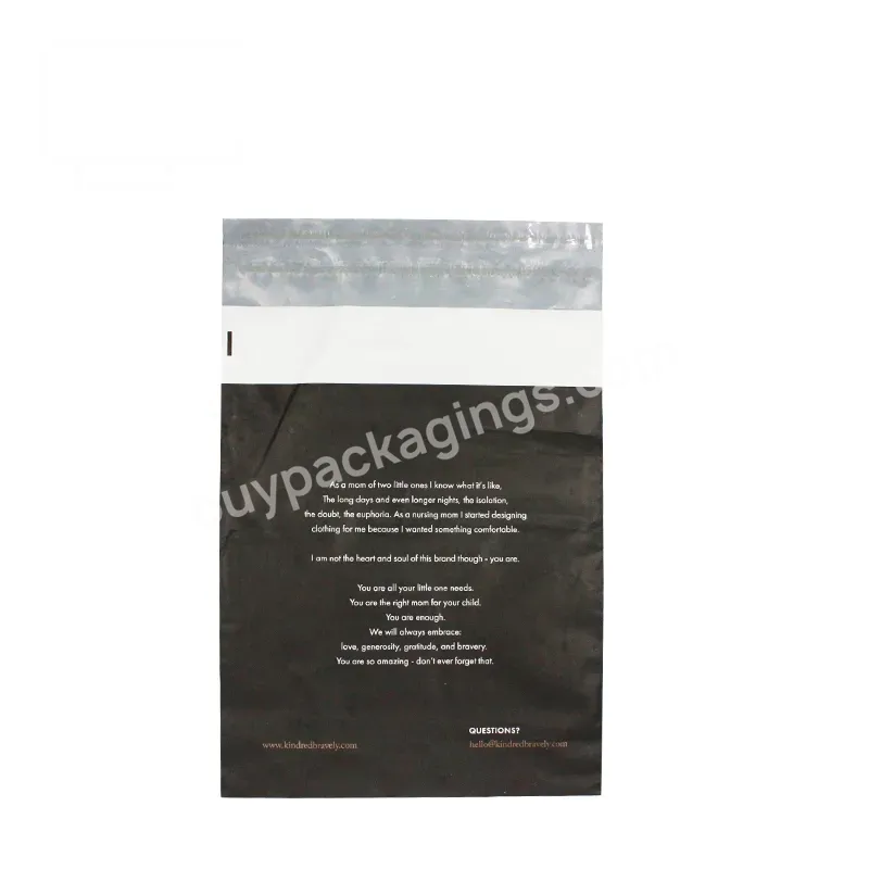 Custom Poly Mailer Parcel Post Shipping Mailing Bags Double Adhesive Strip Perforation Line Easy Open
