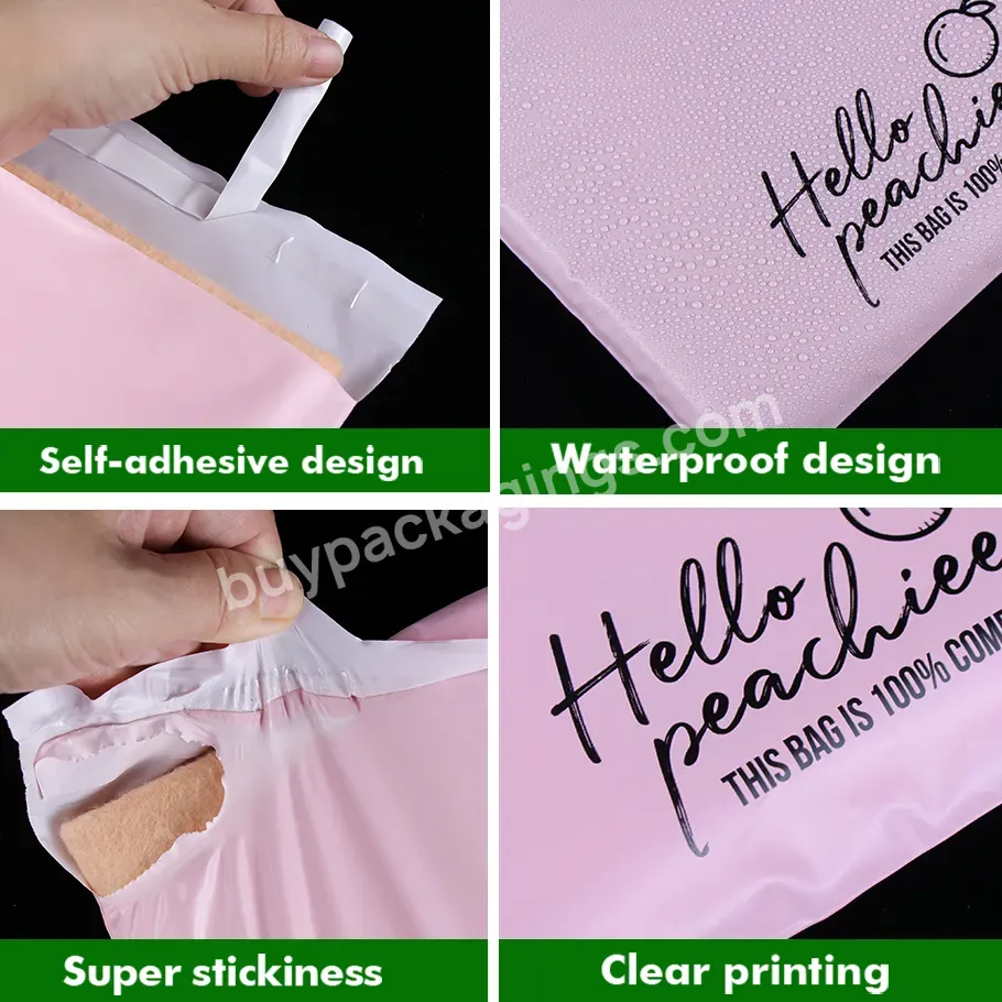 Custom Poly Mailers Plastic Shipping Mailing Envelope Compostable Degradable Polybag