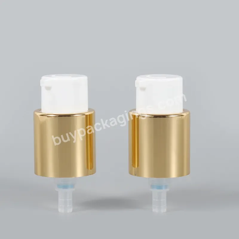 Custom Pp Alumina Gold 20/410 24/410 Plastic Pp Liquid Soap Hand Washing Lotion Bottle Lotion Pump