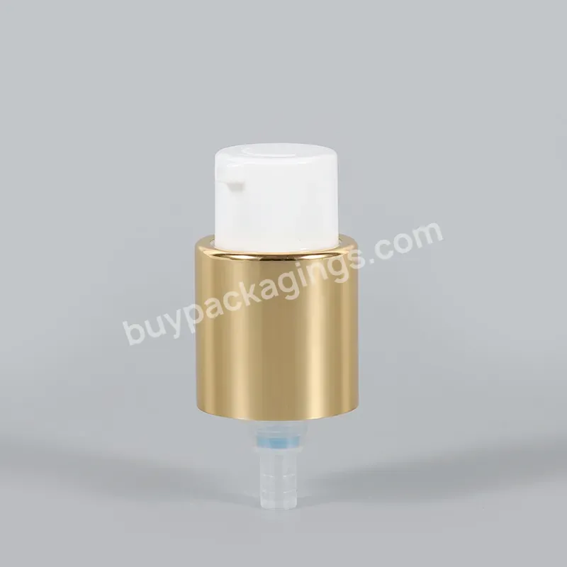 Custom Pp Alumina Gold 20/410 24/410 Plastic Pp Liquid Soap Hand Washing Lotion Bottle Lotion Pump