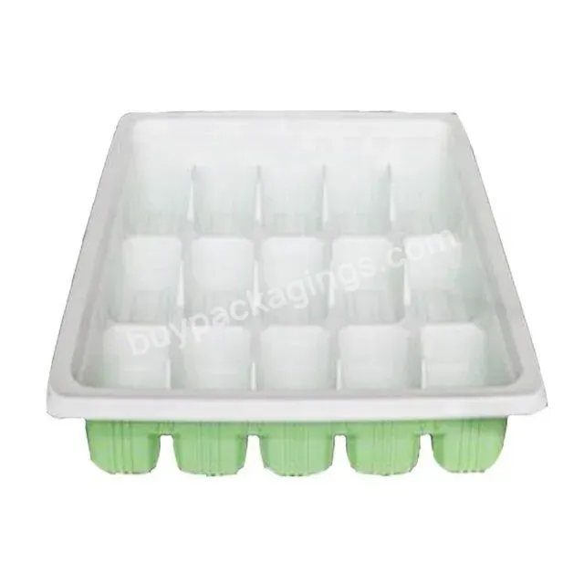 Custom Pp Plastic 20 Dumpling Packaging Box Food Lining Tray Disposable Plastic Frozen Dumpling Tray Packaging Box