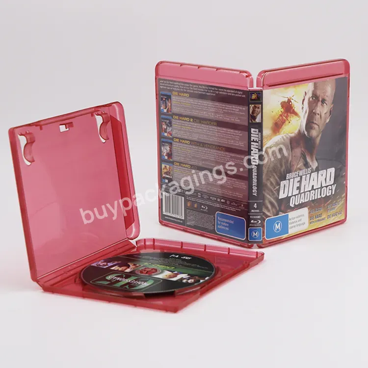 Custom Pp Red Colors Pretty Durable Plastic Cd Disc Video Game Game Case For Ps4 Ps5 Game Cube Xbox Vita Playstation 3 4 5