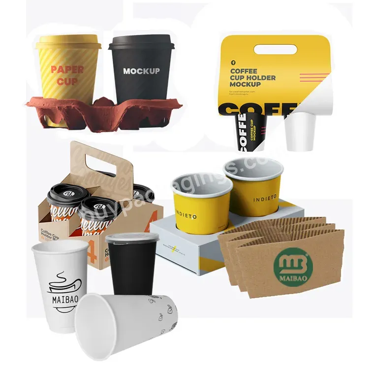 Custom Price New Design Printed Logo Takeaway Hot Coffee Shop Disposable Double Wall Biodegradable Kraft Paper Cups With Lids - Buy Paper Cups,Disposable Paper Cups,Coffee Paper Cup.