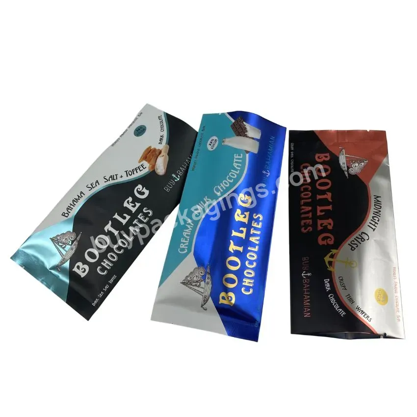 Custom Print Aluminum Foil Edible Packaging Biscuit Bag Heat Center Sealed Mylar Bags