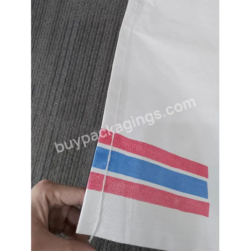Custom Print Any Size 5kg 10kg Laminated Bulk Packing Pet Animal Feed Pp Woven Rice Bag With Handle