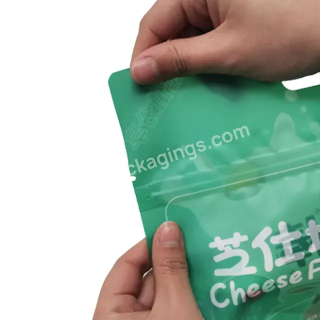 Custom Print Brand Design Waterproof Food Aluminium Foil Standing Zipper Bag Pouch
