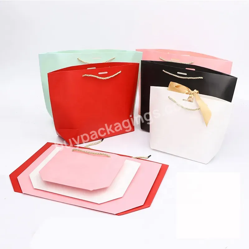 Custom Print Cheap Luxury Small Folding Wedding Packaging Paper Charcoal Shopping Paper Gift Bag With Handles - Buy Shopping Paper Bag,Small Gift Bag,Packaging Paper Bag.