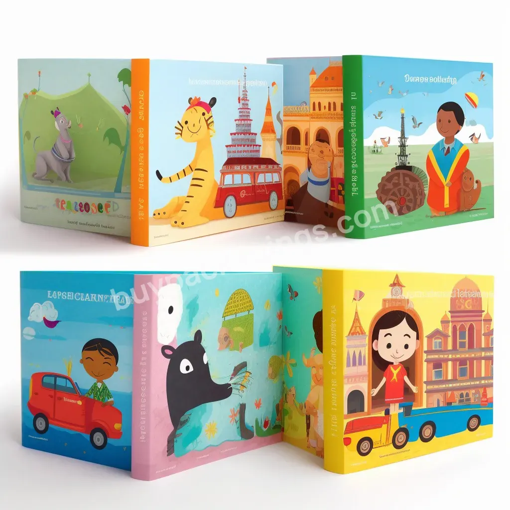 Custom Print Children Board Books Printing Service Custom Children's Hardcover Book Child Hardcover Book Printing For Kids