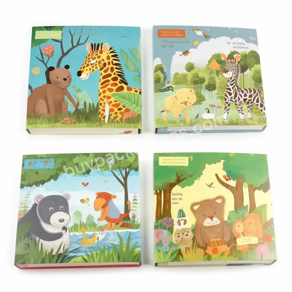 Custom Print Children Board Books Printing Service Custom Children's Hardcover Book Child Hardcover Book Printing For Kids