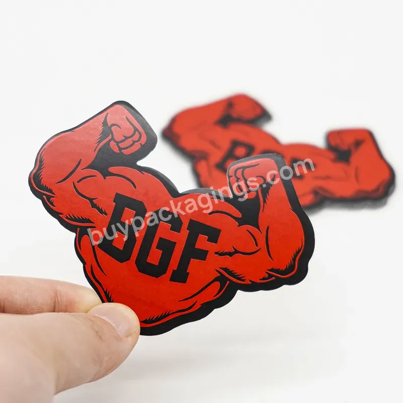 Custom Print Die Cut Waterproof Vinyl Adhesive Advertising Stickers