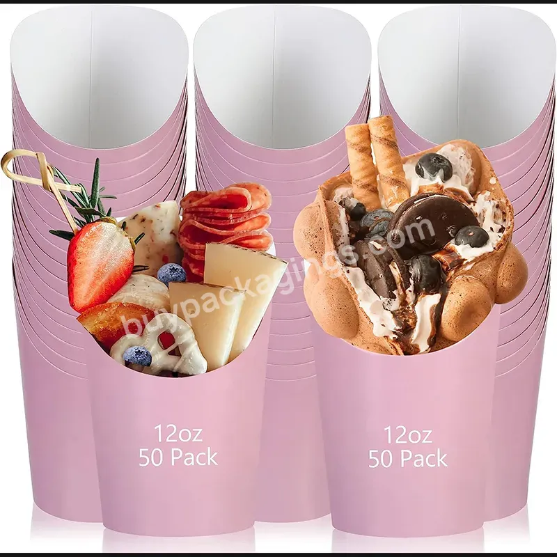 Custom Print Eco-friendly Disposable Food Snack Grab Go Packaging Shareable Party Platters Kraft Paper Charcuterie Cup Take Away