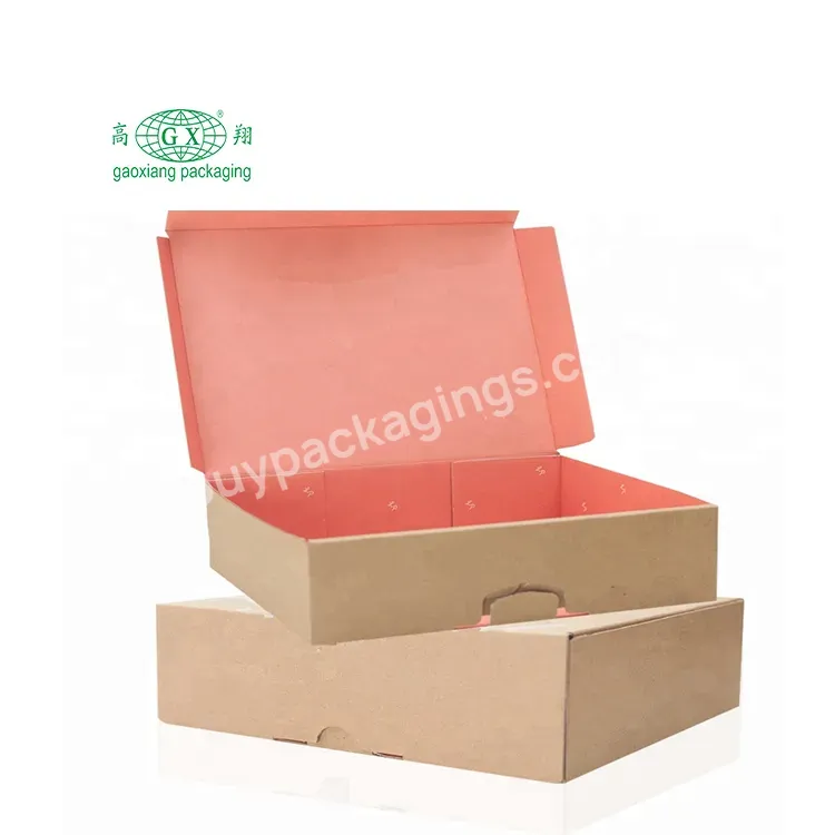 Custom Print Ecommerce Corrugated Paper Boxes Recycled Cardboard Black Mailer Packaging Shipping Box Custom Logo