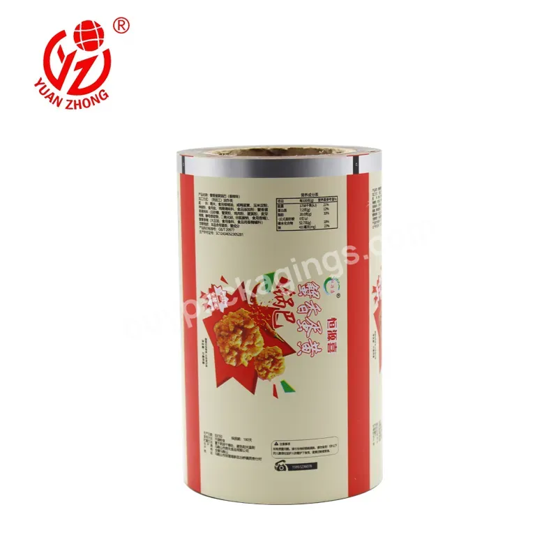 Custom Print Food Grade Plastic Dried Food Potato Chips Packaging Snack Food Pet Bopp Film Rolls