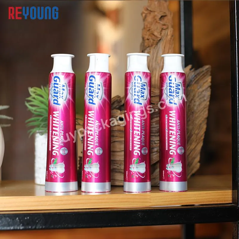 Custom Print Logo ABL Laminated Aluminium Plastic Collapsible Squeeze Empty Toothpaste Packaging Tube With Many Kinds