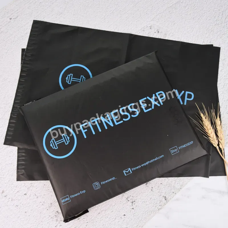 Custom Print Logo Matt Black Mailing Pe Plastic Envelopes Package Shipping Courier Shipping Bag - Buy Matt Black Mailing Pe Plastic Bag,Envelopes Package Shipping Bag,Shipping Bag With Custom Print Logo.