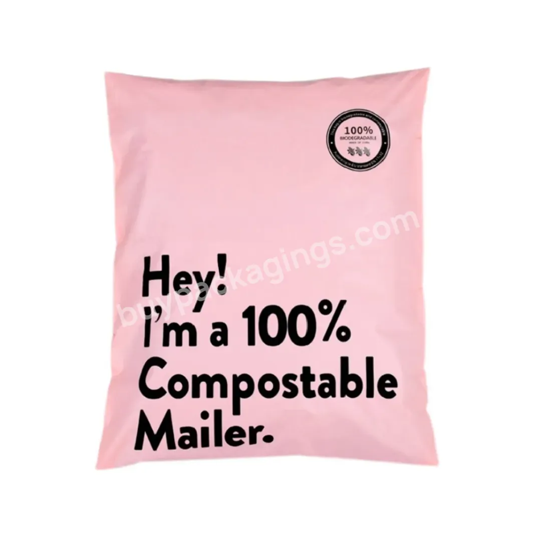 Custom Print Logo Matte Golden Polymailer Postal Envelope Plastic Clothing Package Shipping Mailing Bags Branded Polybag