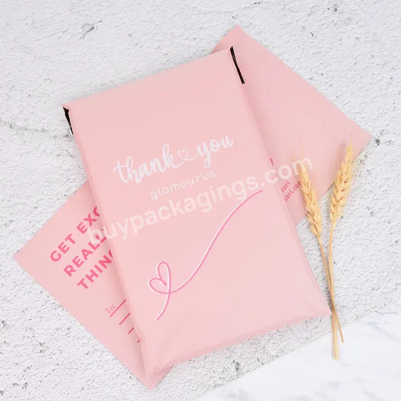 Custom Print Logo Pink Mailer Poly Plastic Mailing Courier Envelope Packaging Shipping Postal Bag For Clothing &shoes - Buy Custom Print Logo Pink Mailer Bag For Clothing &shoes,Poly Plastic Mailing Courier Bag,Packaging Shipping Postal Bag For Clothes.