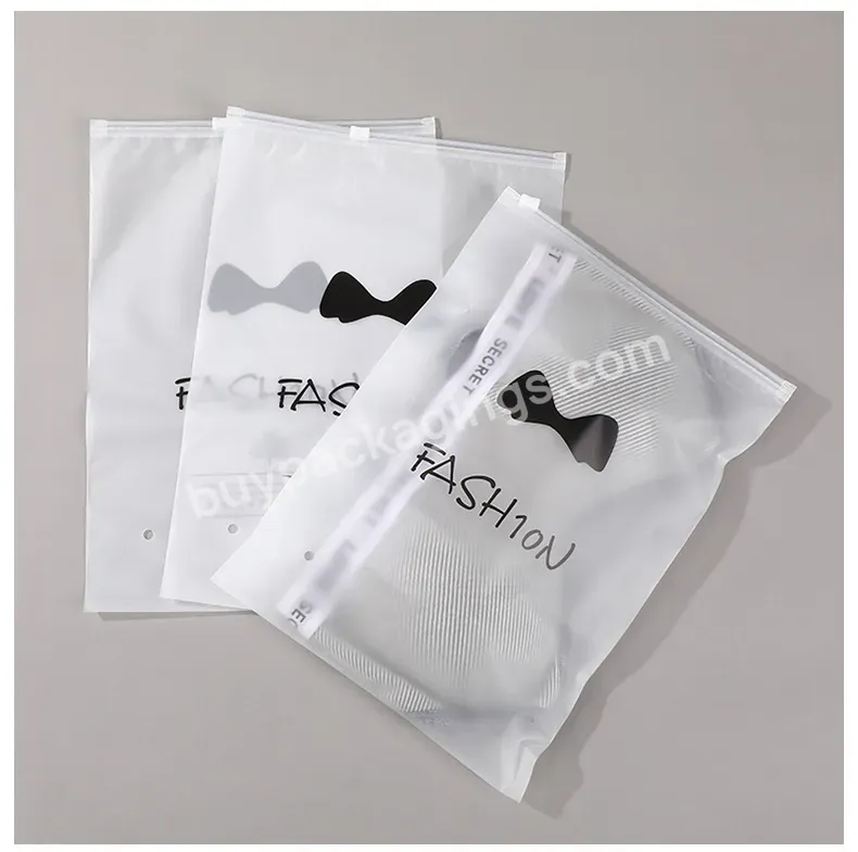Custom Print Logo Recycled 100pcs/lot Extra Heavy-duty Reclosable Plastic Packaging Bags Plastic Zipper Clear Zip Lock Bags