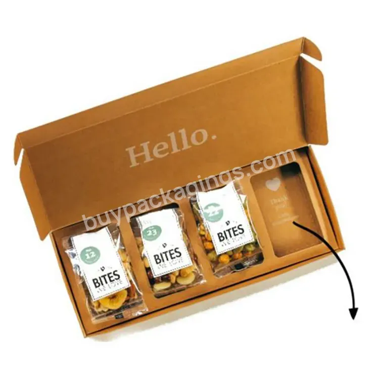 Custom Print Logo Takeaway Creative And Inspiring Dry Fruits Packaging Design Samples Box