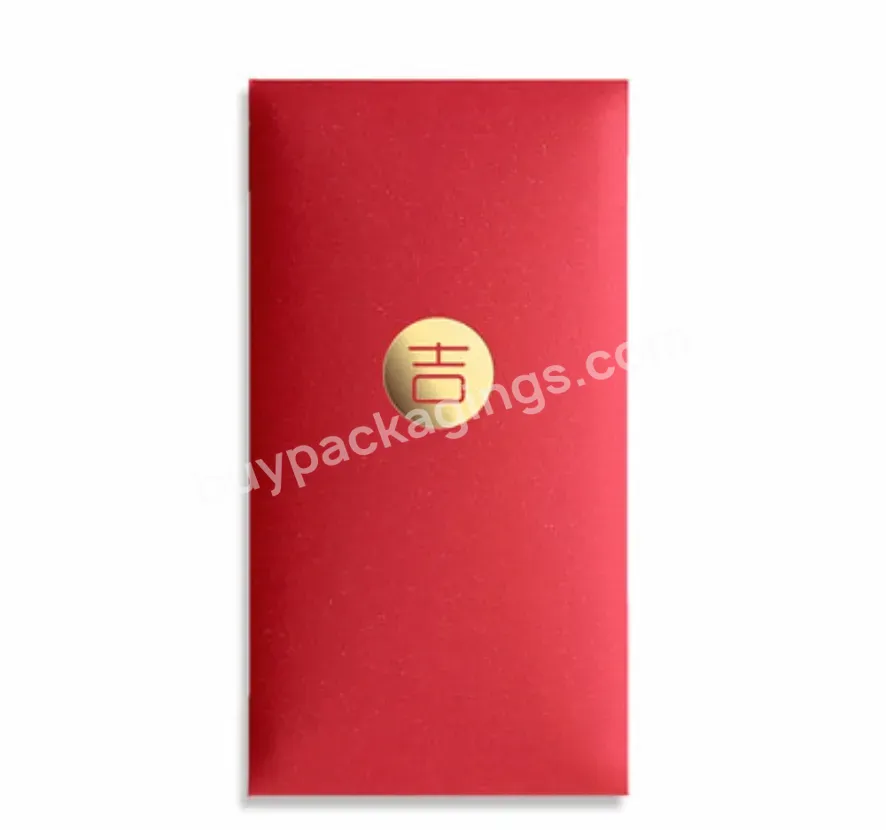 Custom Print Luxury Foil Hotstamping Red Packet Durable Envelope Chinese New Year Red Pocket Traditional - Buy Red Packet Envelope,Chinese New Year Red Pocket,Hong Bao.