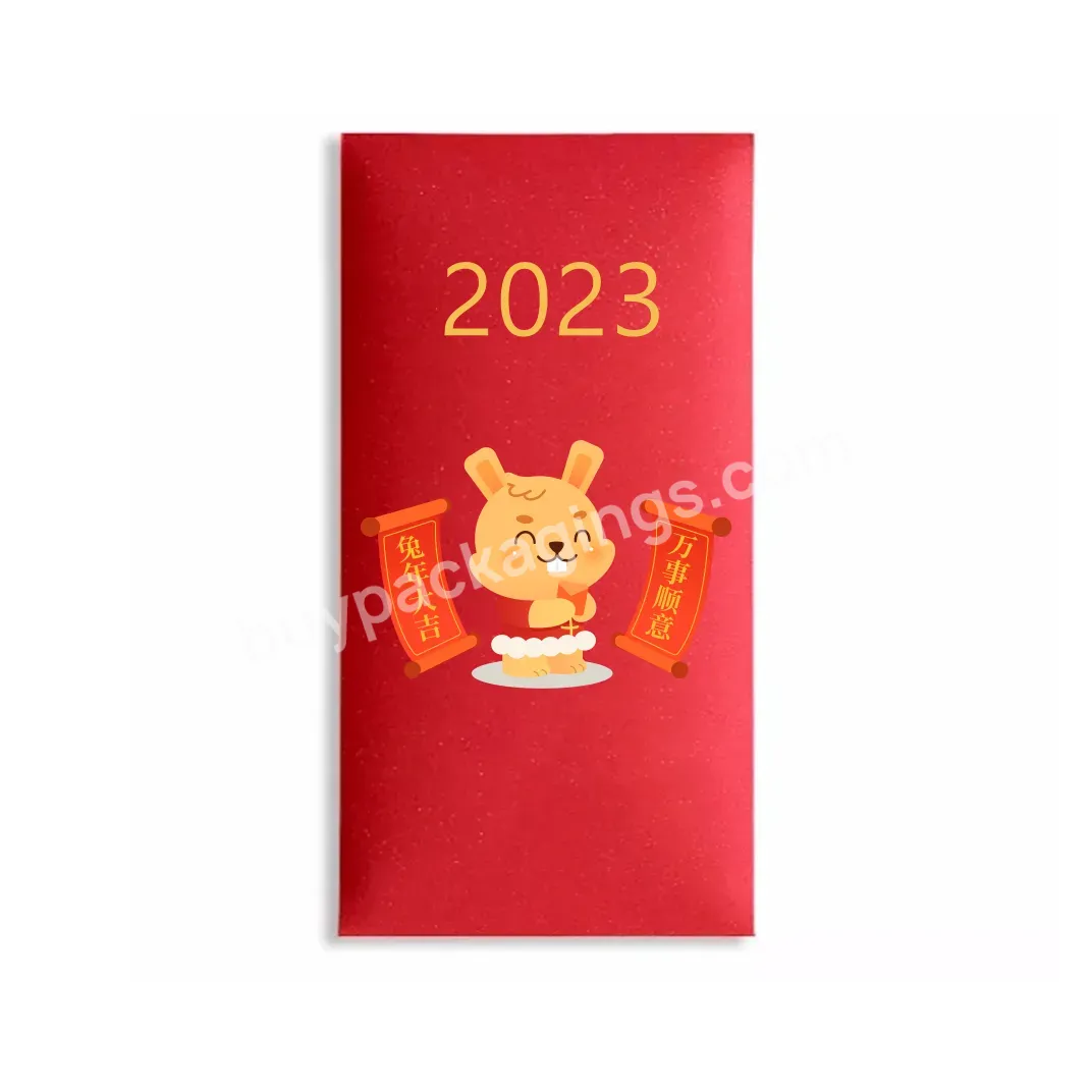 Custom Print Luxury Foil Hotstamping Red Packet Envelope Elegant Chinese New Year Red Pocket Traditional Hong Bao - Buy Red Packet Envelope,Chinese New Year Red Pocket,Hong Bao.