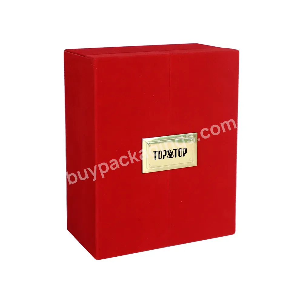 Custom Print Luxury Rigid Cardboard Carton Paper Perfume Ecommerce Gift Box Package With Double Door Cosmetic Packaging Box