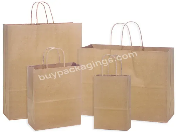 Custom Print Oem Paper Craft Bag With Handle