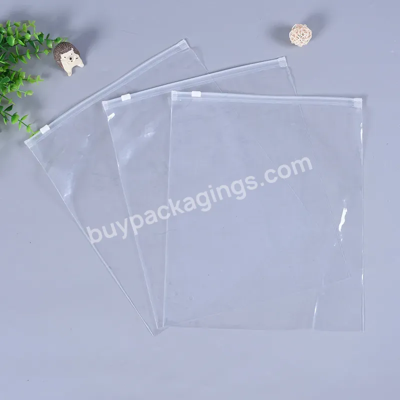 Custom Print Plastic T Shirt Clothing Packaging Zip Lock Frosted Zipper Poly Bag With Your Logo
