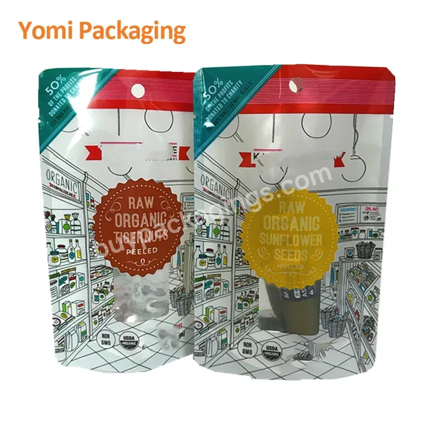 Custom Print Resealable Aluminum Foil Stand Up Zip Lock Mylar Bags Tea Packaging Bags