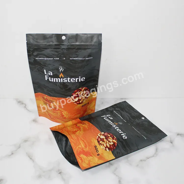 Custom Print Size Eco Friendly Smell Proof Mylar Edibles Stand Up Pouch Laminated Plastic Food Packaging Bag