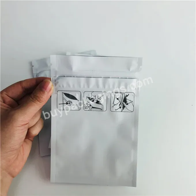 Custom Print Soft Touch Plastic Child Resistance Cr Ziplock Smell Proof Zipper Mylar Window Bags 3.5g 7g Edible Packaging Bag