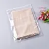 Custom Print Sustainable Waterproof Clear Pe Swimwear Frosted Clothing Ziplock Bag Plastic Zipper Packaging Bag