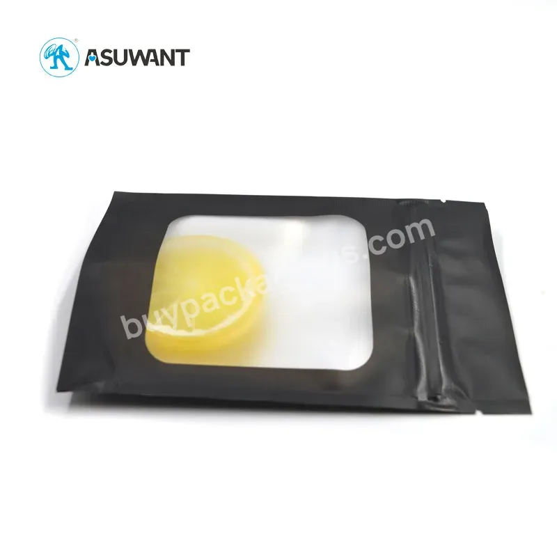 Custom Printed 3.5 Gram Stand Up Pouch Smell Proof Plastic Resealable Zipper Mylar Bags With Window
