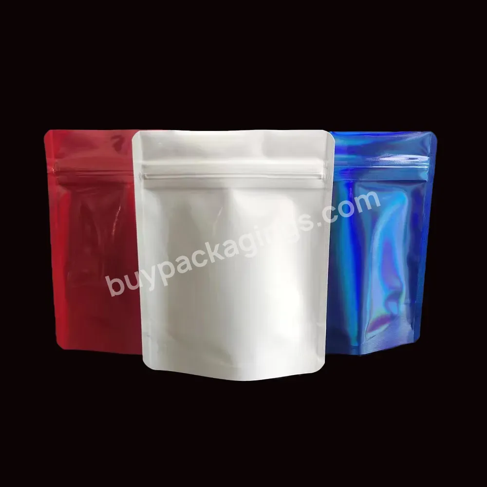 Custom Printed 3.5g Aluminized Foil Smell Proof Cookie Plastic Packaging Mylar Zipper Bags In Stock