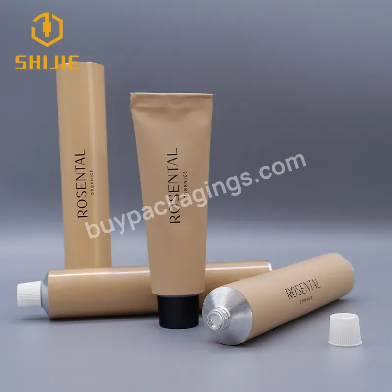 Custom Printed 50ml 100ml 150ml 100g 150g 200g Eco Friendly Personalized Screw Aluminium Container Aluminum Toothpaste Tube