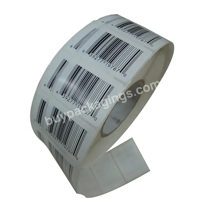 Custom Printed Adhesive Bar Code Sticker,Roll Packaged Series Number Adhesive Bar Code Label