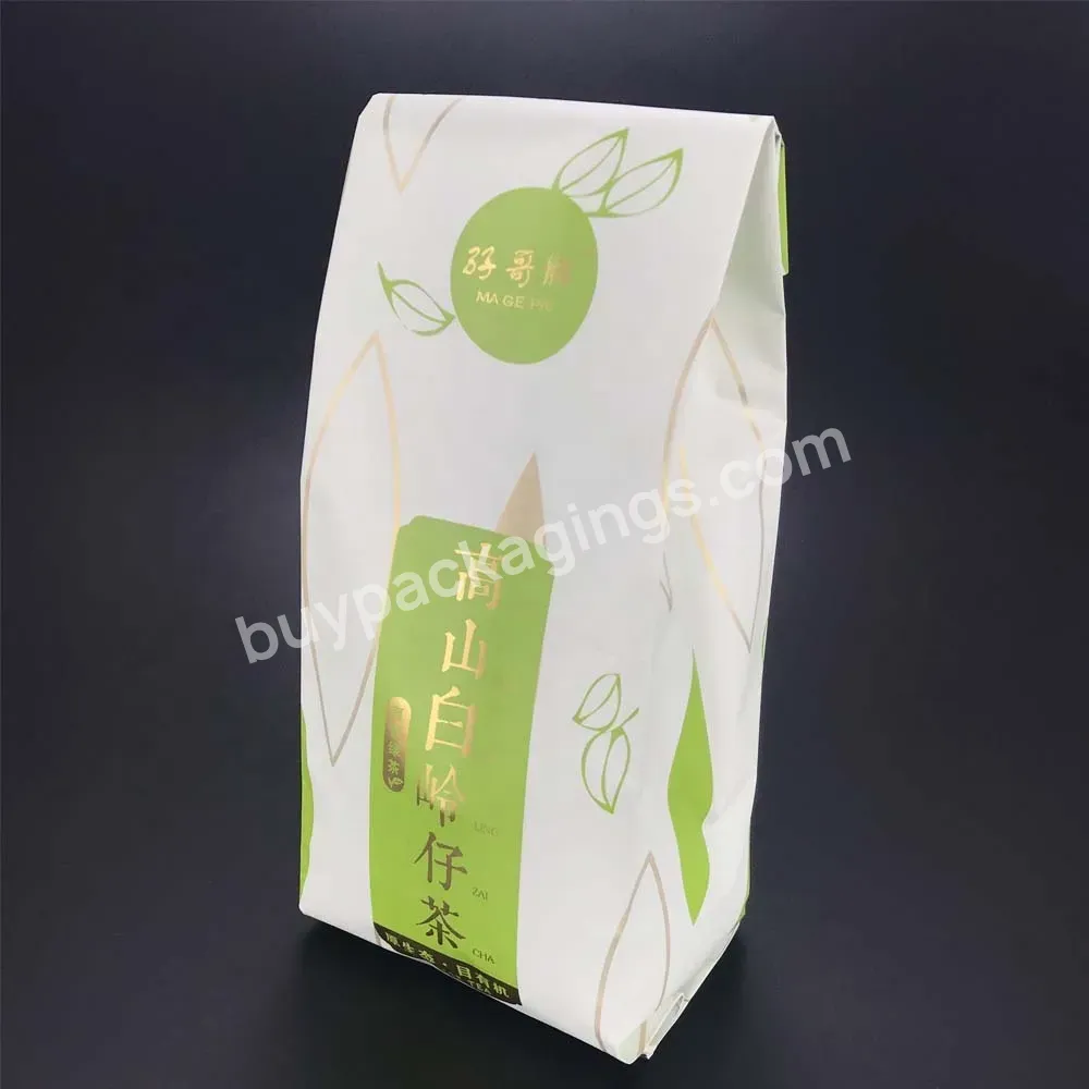 Custom Printed Aluminum Foil Laminated Vacuum Sealable Back Sealing Oem Special Side Gusset Tea Package Bag