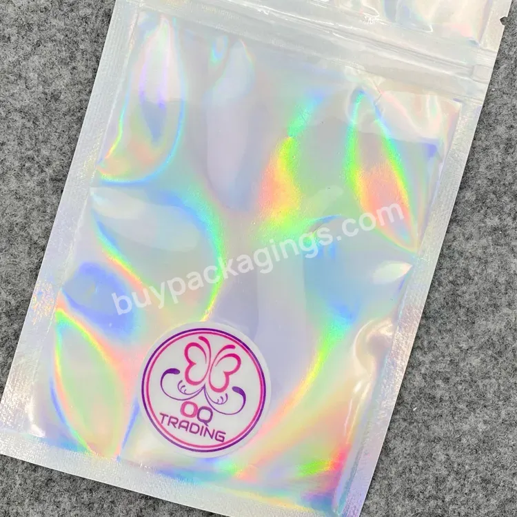 Custom Printed Aluminum Foil Ziplock Bag Packaging Mylar Bag Digital Print Ziplock Poly Bags Plastic