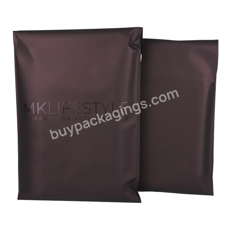 Custom Printed Bag High End Matte Shipping Bags Thick Poly Mailers Uv Spot Foil Packaging Mailers With Strong Self Sealing - Buy Poly Mailer Bags,Wholesale Thick Shipping Bags Matte Mailing Clothing Bags Packaging Poly Mailers Matte Plastic Mailer Ba