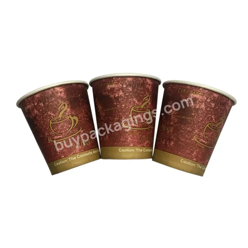 Custom Printed Black Hot Double Wall Biodegradable Coffee Disposable Paper Cups Wholesale