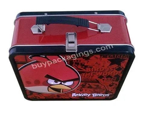 Custom Printed Blank Tin Lunch Box With Lock