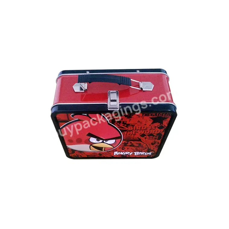 Custom Printed Blank Tin Lunch Box With Lock