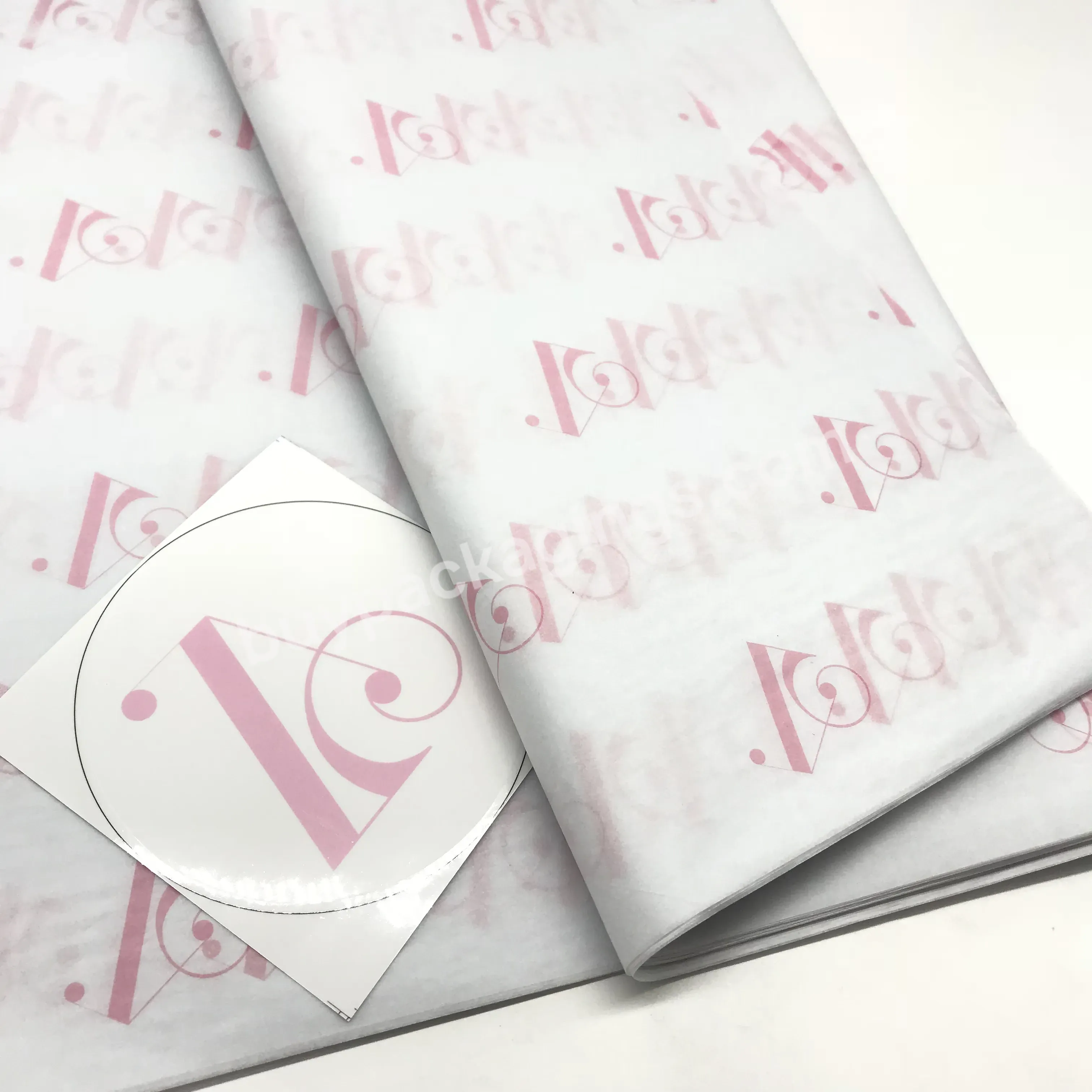 Custom Printed Brand Logo Garment Gift Clothing Wrapping Tissue Paper Sheets For Shoes Packaging With Logo