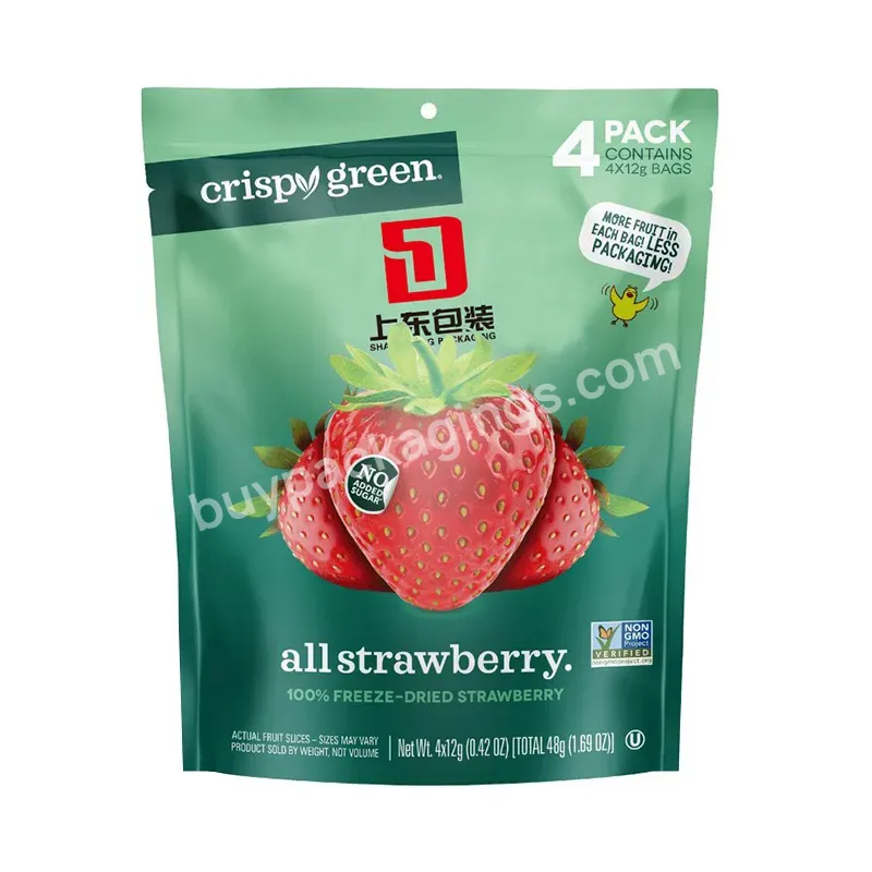 Custom Printed Candy Bags 100% Recycle Biodegradable Plastic Printed Food Packaging Bag Stand Up Pouch Design