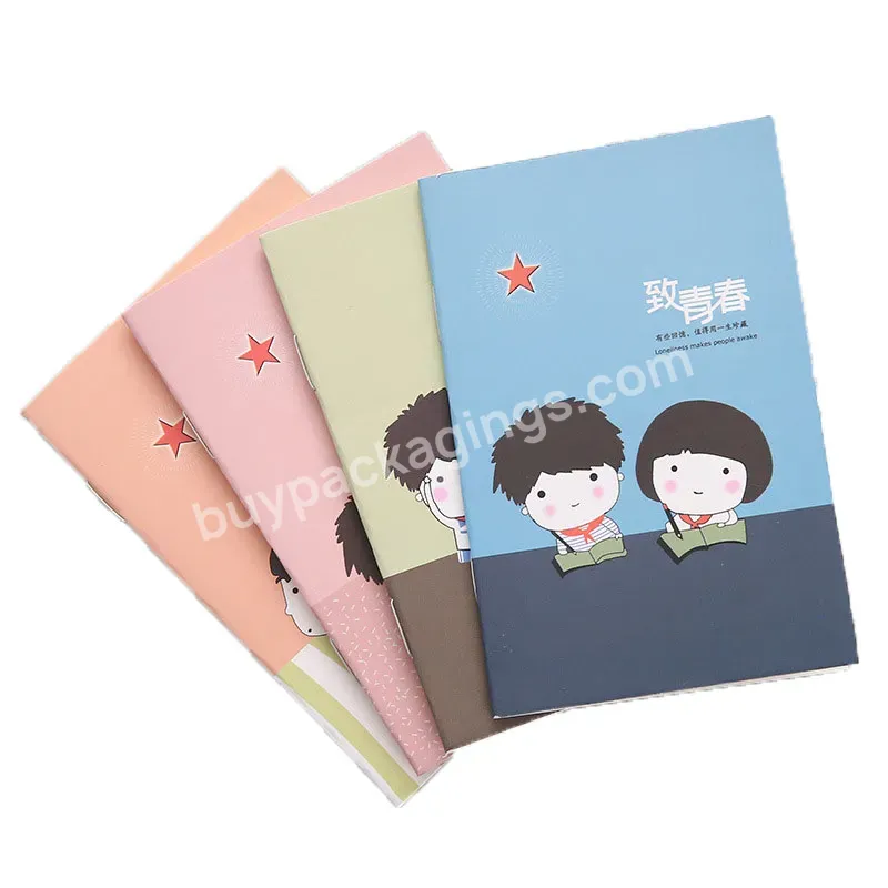 Custom Printed Cheap Cute Diary Small Paper Notebook Exercise Books For School Students Office Workers