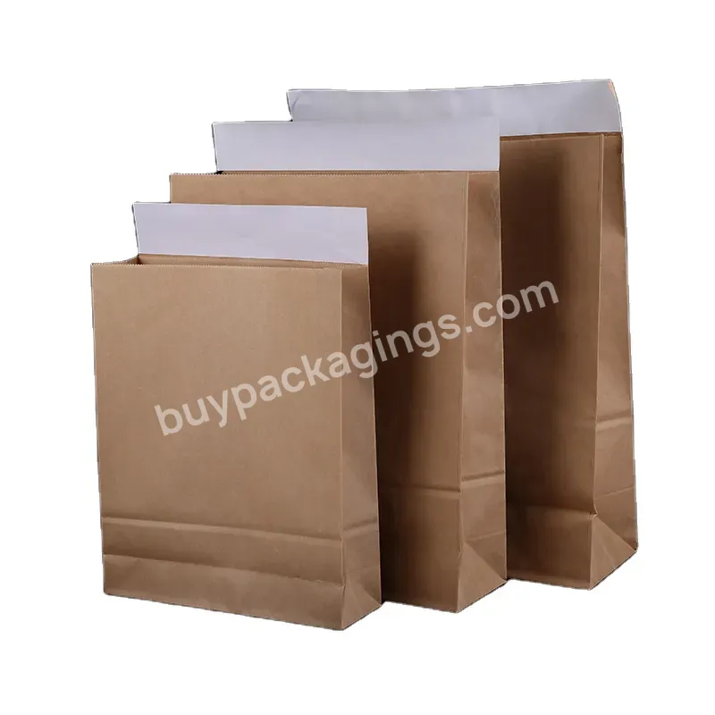 Custom Printed Clothing Courier Package Kraft Paper Mailer Bag Cardboard Envelope Bag