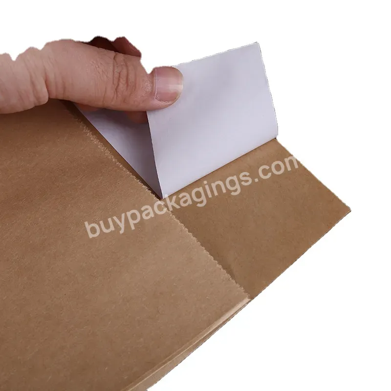 Custom Printed Clothing Courier Package Kraft Paper Mailer Bag Cardboard Envelope Bag