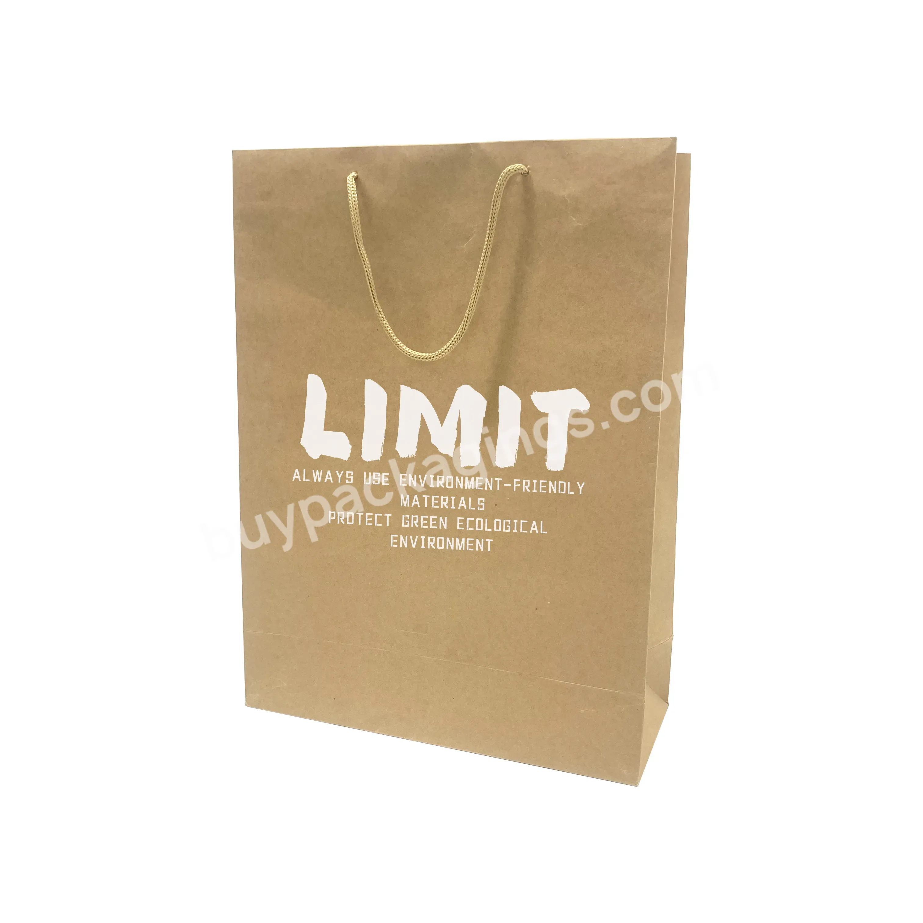 Custom Printed Colorful Logo Eco Friendly Reusable Delicate Shopping Gift Kraft Paper Bags With Ribbon Handles