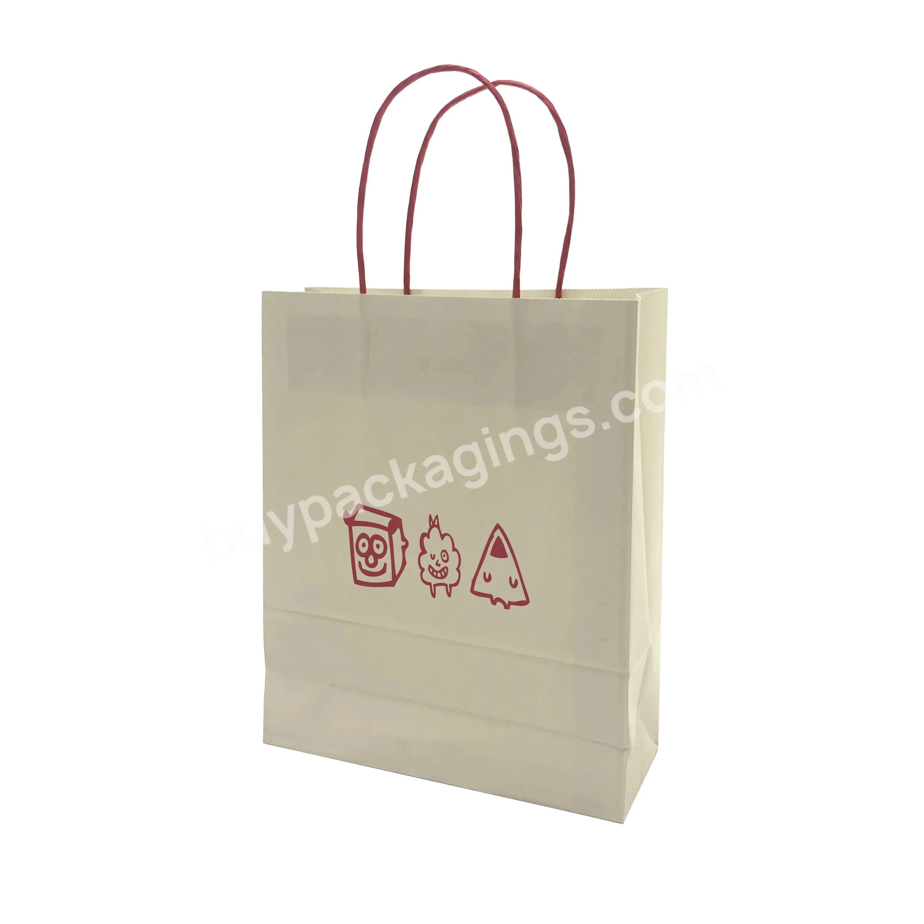 Custom Printed Colorful Logo Eco Friendly Reusable Delicate Shopping Gift Kraft Paper Bags With Ribbon Handles