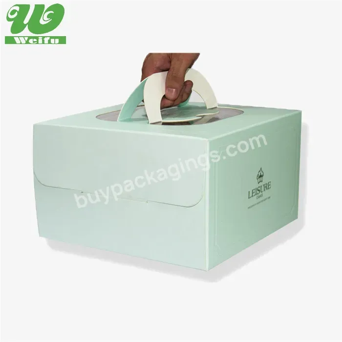 Custom Printed Cupcake Cake Box Packaging